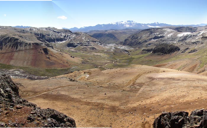 Bear Creek Mining's Corani silver-lead-zinc project in southern Peru. Credit: Bear Creek Mining