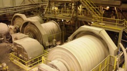 Ball mills spin at Kirkland Lake Gold's Macassa gold mine in Ontario. Credit: Kirkland Lake Gold