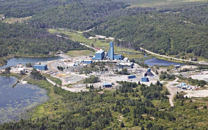 Vale's Totten nickel-copper-precious metals mine in Sudbury, Ontario. Credit: Vale