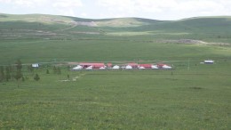 A 2008 photo of the camp at the Dornod uranium project in northwestern Mongolia.