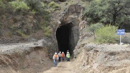 Analysts tour Santacruz Silver's San Felipe silver-lead-zinc project in Mexico's Sonora state. Credit: Santacruz Silver Mines