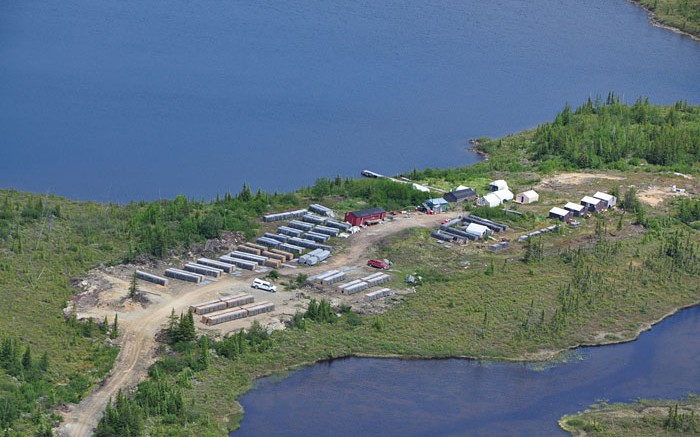 The exploration camp at Eastmain Resources' Clearwater gold project in Quebec's James Bay region. Credit: Eastmain Resources