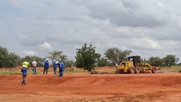 True Gold Mining's Karma gold mine under construction in Burkina Faso, where the company expects to pour gold in late 2015.  Credit: True Gold Mining