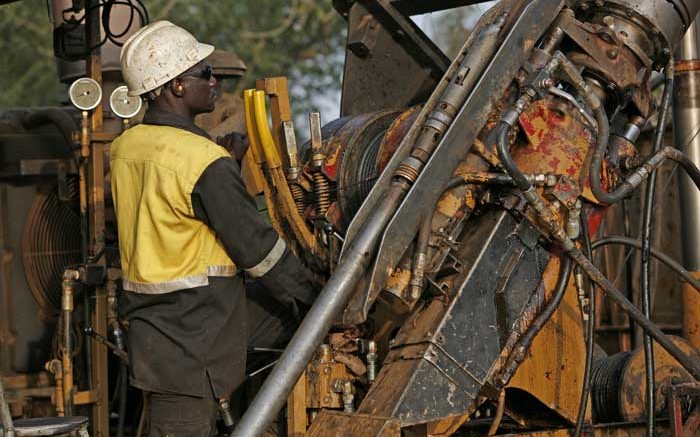 A driller at Orezone Gold's Bombor gold project, 85 km east of Ouagadougou, Burkina Faso. Credit: Orezone Gold