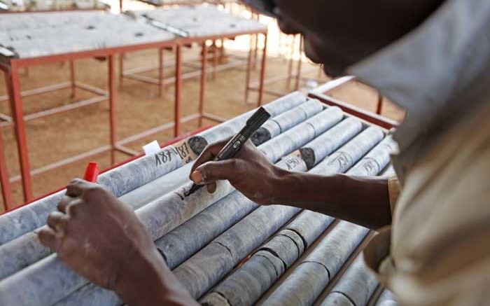 A worker in a core shed at Orezone Gold's Bombor gold project in Burkina Faso. Credit: Orezone Gold