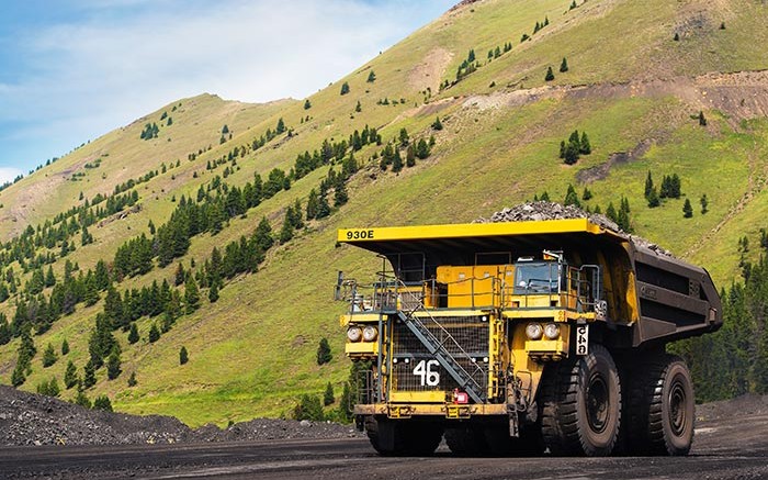 A truck at Teck Resources Fording River metallurgical coal project in southeastern B.C. Credit: Teck Resources