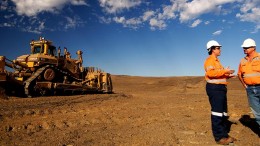 Workers and equipment at Glencore's 55%-owned Newlands coal project in northern Queensland, Australia. Credit: Glencore