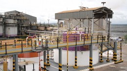 Processing facilities at Yamana Gold's Fazenda Brasileiro gold mine in Brazil's Bahia state. Credit: Yamana Gold