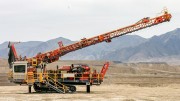 Sabdvik's DR461i drill rig at Barick Gold's Cortez gold mine in Nevada. Credit: Sandvik
