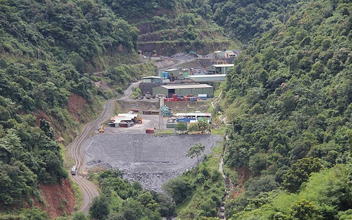 Asian Mineral Resources' Ban Phuc nickel mine in Vietnam. Credit: