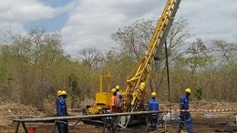 Drillers at IMX Resources' Ntaka Hill nickel project in southeastern Tanzania. Credit: IMX