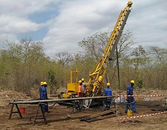 Drillers at IMX Resources' Ntaka Hill nickel project in southeastern Tanzania. Credit: IMX