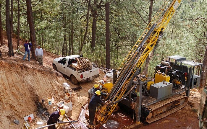 A drill crew at Paramount Gold and Silver's San Miguel project in Chihuahua,  Mexico. Credit: Paramount Gold and Silver