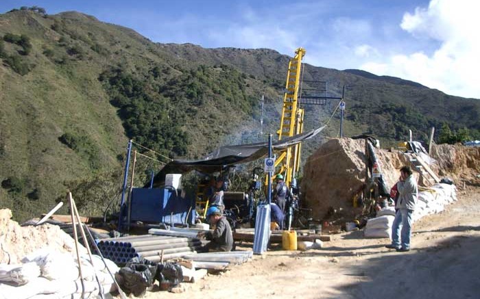 Drillers at Ventana Gold's La Bodega gold project in northern Colombia. Credit: Ventana Gold