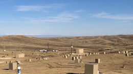 A well field at Uranerz Energy's Nichols Ranch in-situ recovery uranium mine in Wyoming. Credit: Uranerz Energy