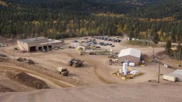 Coeur Mining's newly bought Wharf gold-silver mine, 7 km west of the city of Lead in western South Dakota. Credit: Coeur Mining
