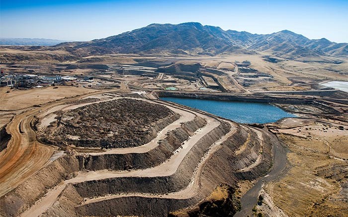 Paladin Energy's 75%-owned Langer Heinrich uranium mine in western Nambia's Namib desert. Credit: Paladin Energy