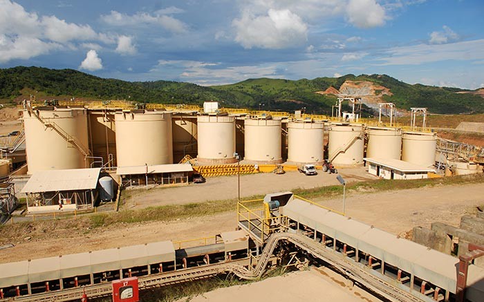 B2Gold's processing plant at the La Libertad gold mine in Nicaragua. Credit: B2Gold