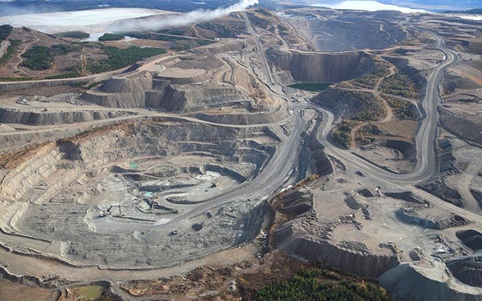 The Endako molybdenum mine, 190 km west of Prince George, British Columbia, which Thompson Creek Metals suspended in December due to low prices. Credit: Thompson Creek Metals