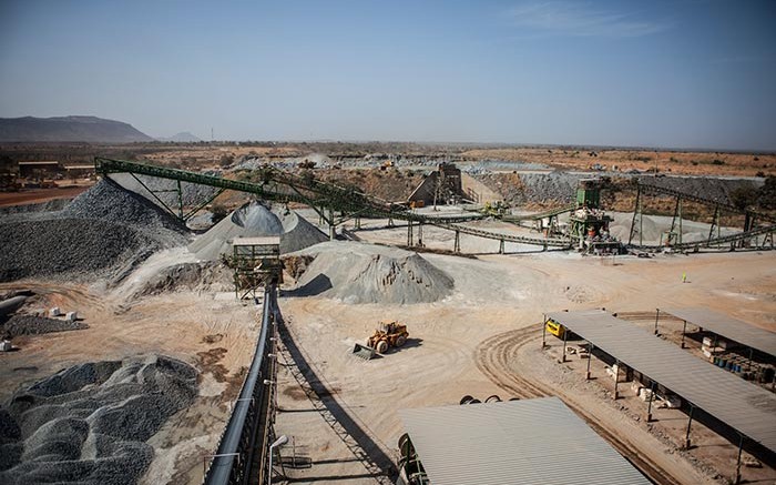 The processing plant at Endeavour Mining's Tabakoto gold mine in Mali. Credit: Endeavour Mining