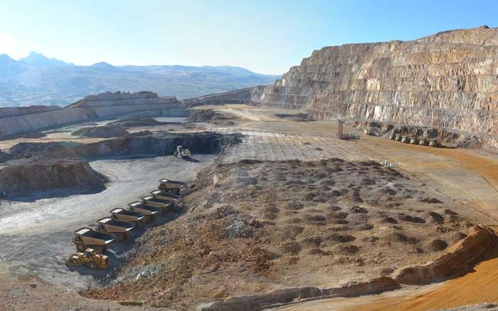 The Calaorco pit at Tahoe Resources' La Arena gold mine in northern Peru, 480 km northwest of Lima. Credit: Rio Alto Mining.