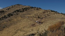 A drill rig at Gold Standard Ventures' Pinion gold project in Nevada. Credit: Gold Standard Ventures