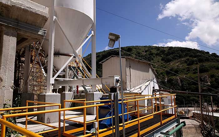 Processing facilities at Endeavour Silver's El Cubo silver mine in Guanajuato, Mexico.  Credit:  Endeavour Silver