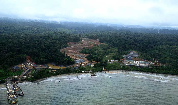 Port facilities at First Quantum Minerals' Cobre Panama copper-gold project in Panama. Credit: First Quantum Minerals