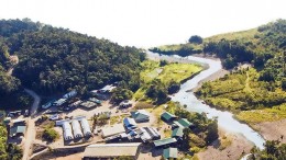 The camp at Lundin Gold's Fruta del Norte gold project in Ecuador. Credit: Lundin Gold