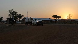 Orezone Gold's Bombor gold project at sunset, 85 km east of Ouagadougou, Burkina Faso. Credit: Orezone Gold
