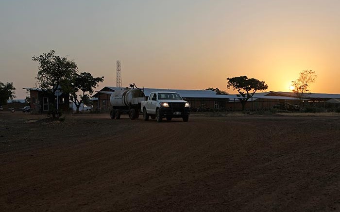 Orezone Gold's Bombor gold project at sunset, 85 km east of Ouagadougou, Burkina Faso. Credit: Orezone Gold