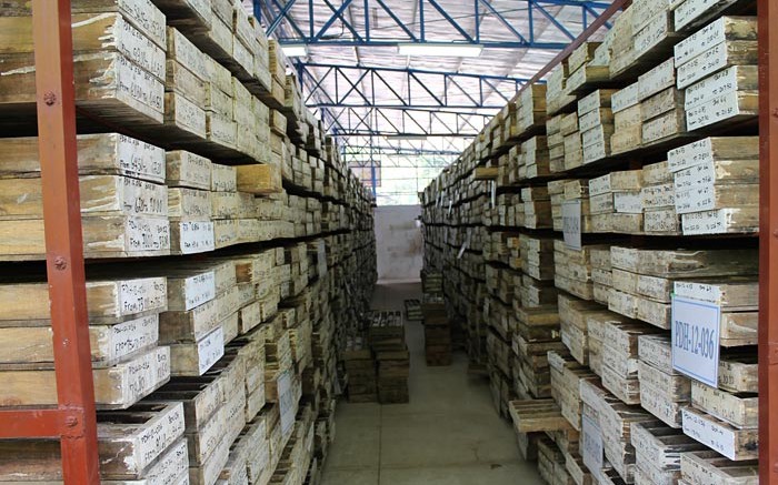 Core racks at Pershimco Resources' Cerro Quema gold project in Panama. Credit: Pershimco Resources