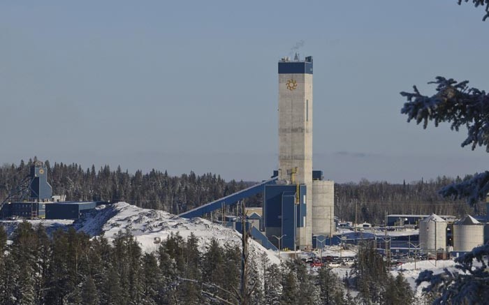 The Young-Davidson gold mine, 60 km west of Kirkland Lake in northern Ontario. AuRico has participated in a financing with PearTree Financial. Credit: AuRico Gold