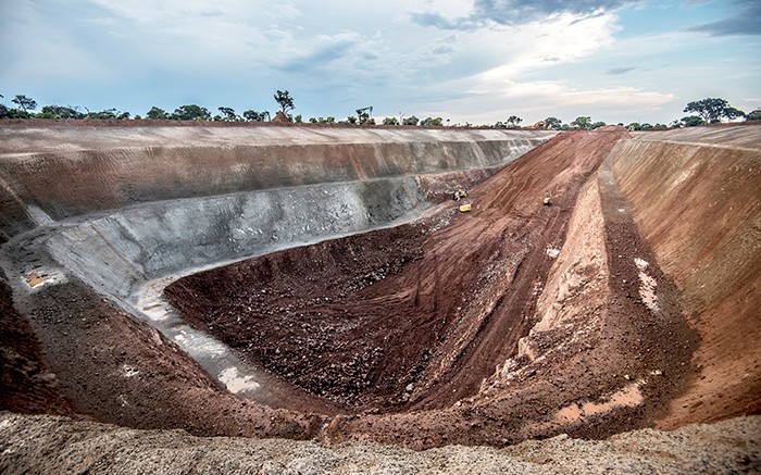 A box cut under construction for the first access declines to the planned underground copper mine at Kamoa in the Democratic Republic of the Congo. Ivanhoe Mines has sold almost half its stake in the project to Zijin Mining Group. Credit: Ivanhoe Mines