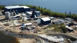 An aerial view of Rubicon Minerals' Phoenix gold mine in Red Lake, Ontario. Source: Rubicon Minerals