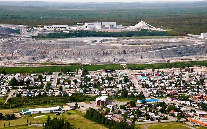 Agnico Eagle Mines and Yamana Gold's Canadian Malartic gold mine in  Quebec. The mine is Abitibi Royalties' main royalty stream. Source: Agnico Eagle Mines