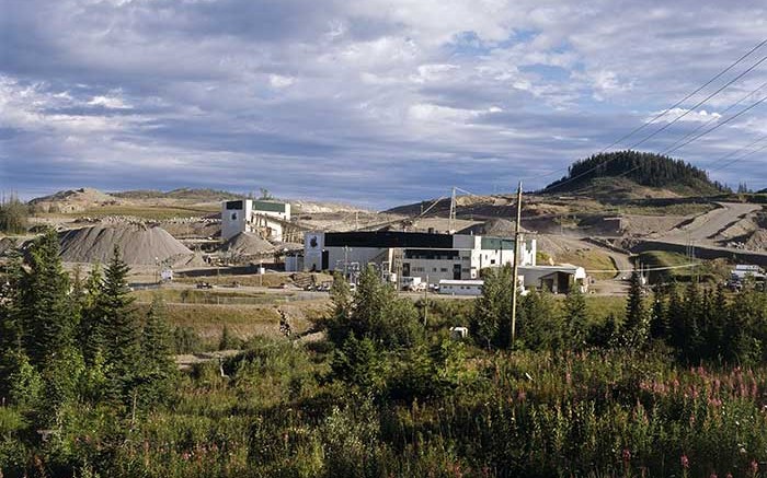 Imperial Metals' Mount Polley copper-gold project, which has been on care and maintenance since last August's tailings spill at the site. Source: Imperial Metals