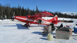 An aircraft at Brazil Resources' newly acquired Whistler gold-silver-copper project in central Alaska.  Source: Brazil Resources