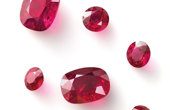 Cut and polished rubies from Gemfields' 75%-owned Montepuez ruby project in Mozambique. Source: Gemfields