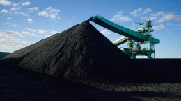 A stockpile at BHP Billiton's Illawarra metallurgical coal-mining complex in New South Wales, Australia. Illawarra will be part of the South32 spinoff. Credit: BHP Billiton