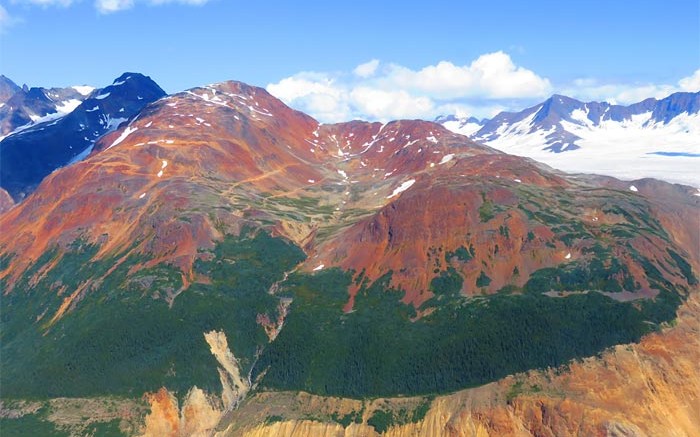 The peak of Red Mountain in northwest British Columbia. Source: IDM Mining