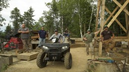 The Shotgun Exploration crew at the Straw Lake Beach gold mine in northwestern Ontario - the setting for mining reality TV show Fool's Gold. Source: Discovery