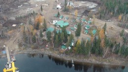 The camp at Gold Canyon Resources' Springpole gold project in northwestern Ontario. Source: Gold Canyon Resources