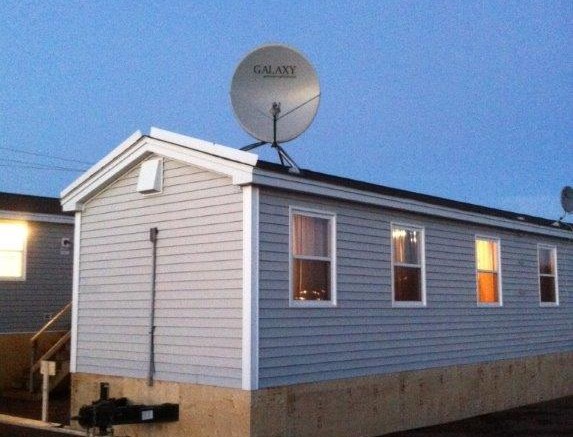 A Galaxy Broadband satellite at a camp in British Columbia. Credit: Galaxy Broadband