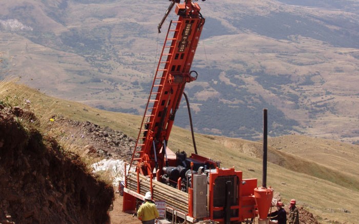 A drill crew at Lydian International's wholly-owned Amulsar gold project in south-central Armenia. Credit:  Lydian International