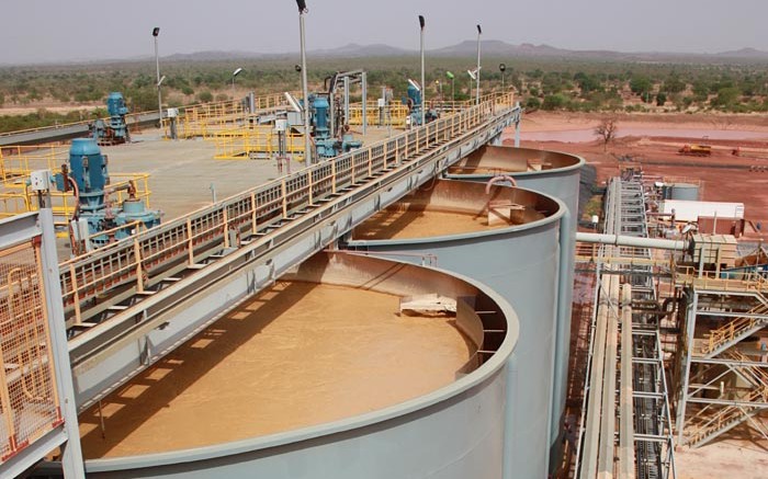 Processing facilities at Nordgold's Bissa gold mine in Burkina Faso.  Credit: Nordgold