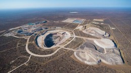 An aerial view of Lucara Diamond's Karowe diamond mine in Botswana, which could produce 350,000 to 400,000 carats in 2015. Credit: Lucara Diamond