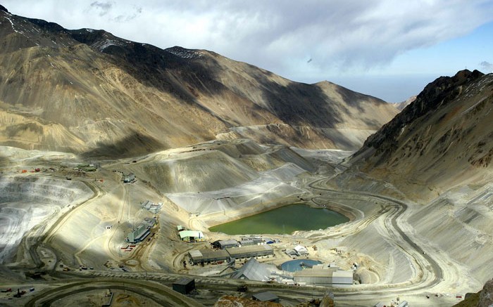 Processing facilities at Anglo American's Los Bronces copper mine in Chile. Credit: Anglo American