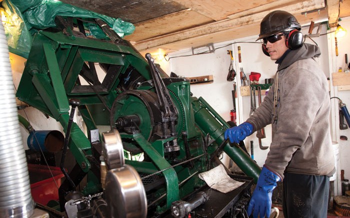 A driller at Kennady Diamonds' Kennady North diamond project in the Northwest Territories. Credit: Kennady Diamonds