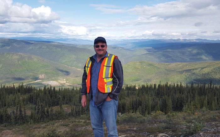 Victoria Gold president and CEO John McConnell at Victoria Gold's Eagle gold project in the Yukon. Photo by Matthew Keevil.